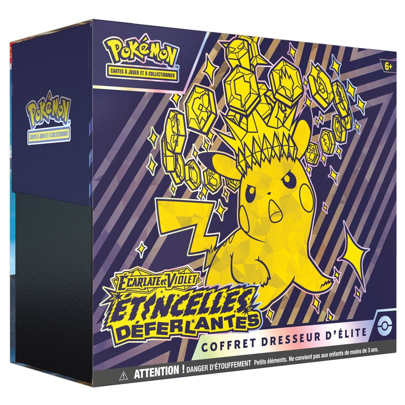 Pokémon Coffret Cartes Pokémon Dresseur d Élite EV08 Étincelles