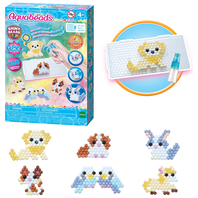 Aquabeads Animaux Mignons Kit 500 Perles Smyths Toys France