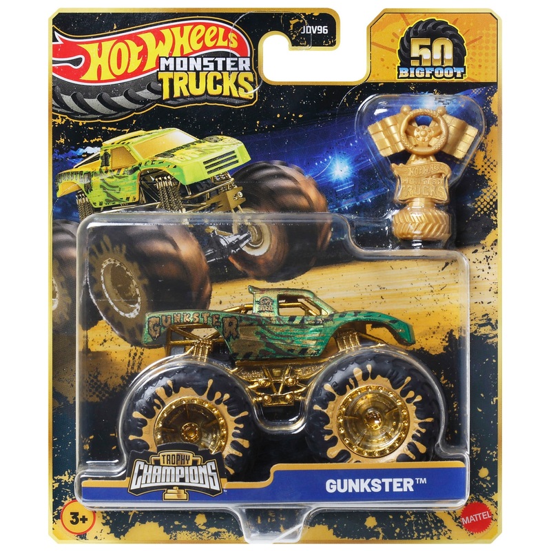 Hot Wheels Monster Trucks Trophy Champions 1 64 Modèle Aléatoire