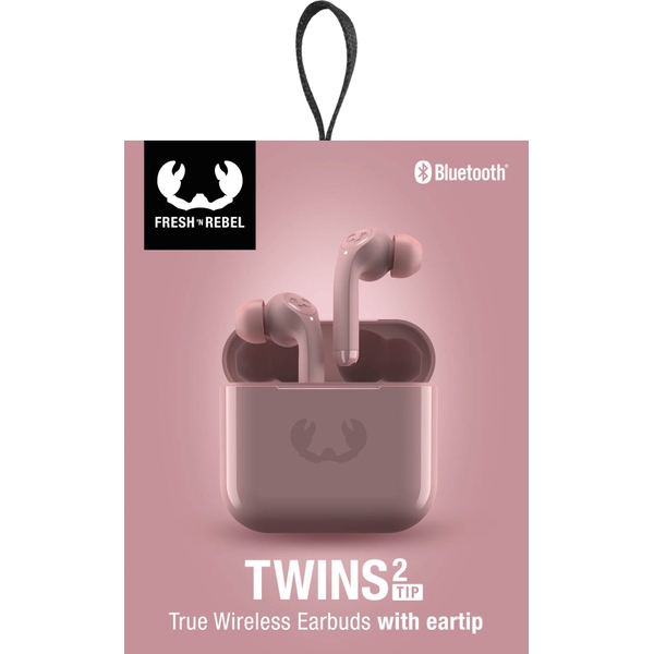 Fresh N Rebel Twins Tip True Wireless Bluetooth Earbuds Dusty Pink