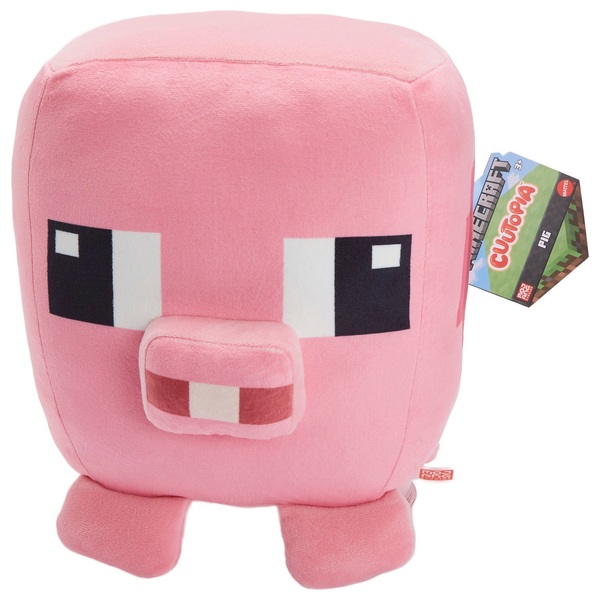 Minecraft Cuutopia Cm Pig Plush Smyths Toys Uk