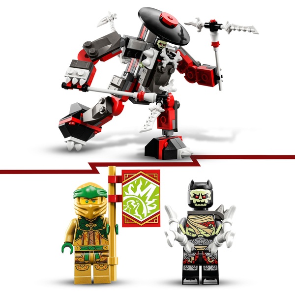 LEGO NINJAGO 71781 Lloyds Mech Battle EVO Action Figure Set Smyths