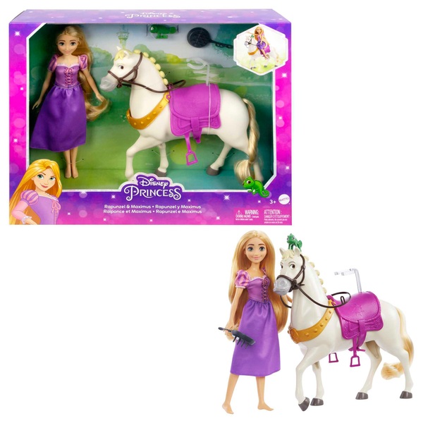 Disney Princesses Coffret Poupée Raiponce et Maximus Smyths Toys France