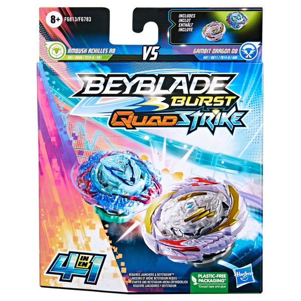 Beyblade Burst Quaddrive Toupies Dual Pack Smyths Toys France