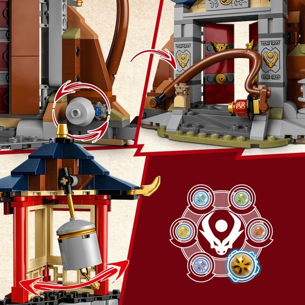 LEGO NINJAGO 71795 Temple Of The Dragon Energy Cores Building Playset