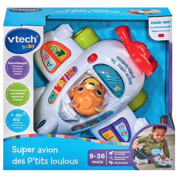 Vtech Jouet D Veil Super Avion Des P Tits Loulous Smyths Toys France