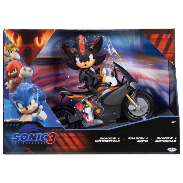 Sonic The Hedgehog Action Figure Shadow With Motorcycle Cm Smyths