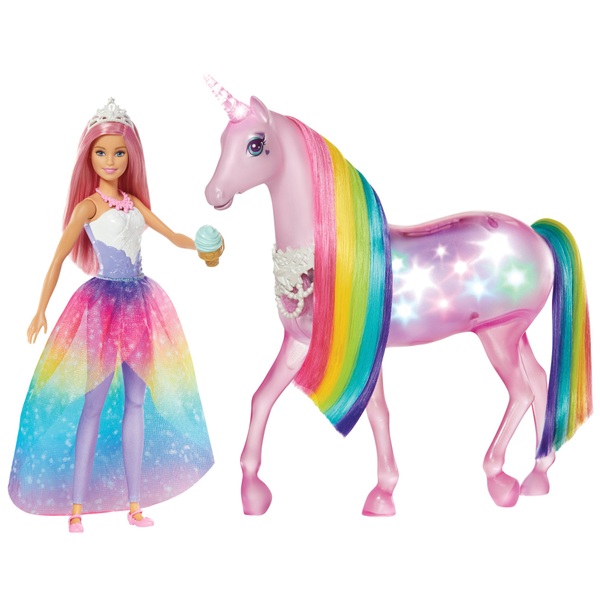 Barbie Dreamtopia Pferd Magisches Zauberlicht Einhorn Mit Licht Und