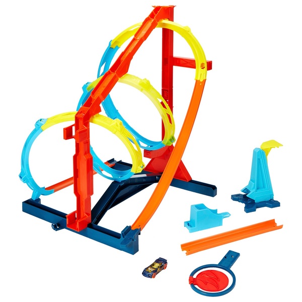 Hot Wheels Bahn Looping Track Builder Unlimited Corkscrew Twister Set