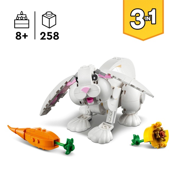 LEGO Creator Set 31133 Weißer Hase Smyths Toys Österreich