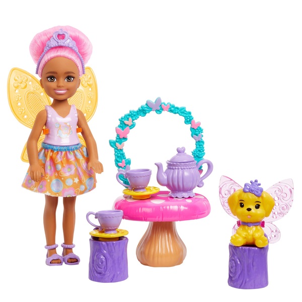 Barbie Chelsea Puppen M Rchen Set Feen Mit Baumhaus Und Spielplatz