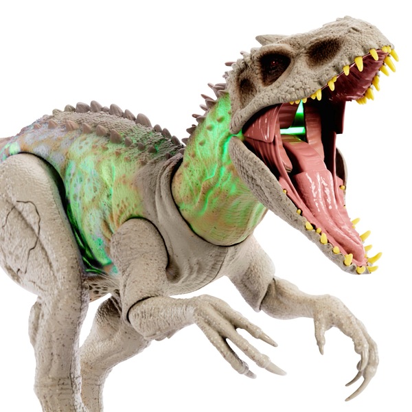 Jurassic World New Feature Dinosaurier Figur Indominus Rex Mit Licht Smyths Toys Deutschland