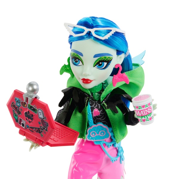 Monster High Skulltimate Secrets Neon Frights Puppe Gholia Yelps