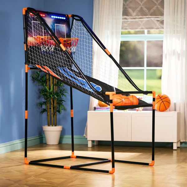 Double Shot Basketball Spiel Arcade Automat Mit LED Lichtern Smyths