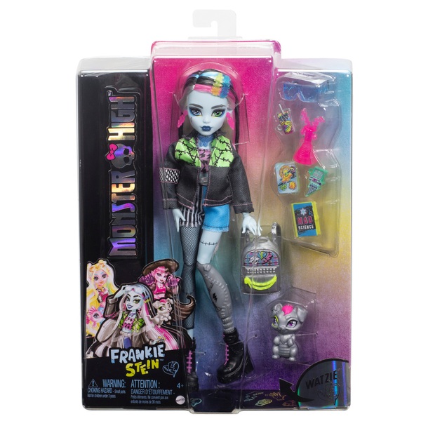 Monster High Puppe Frankie Stein mit Haustier und Zubehör Smyths Toys