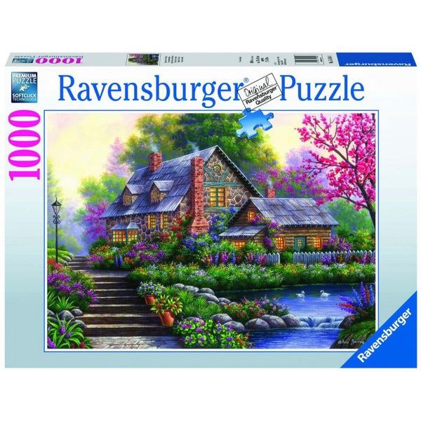 Ravensburger Puzzle Romantisches Cottage 1000 Teile Smyths Toys