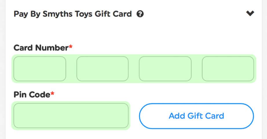 Smyths Toys gift cards now working again after technical issue