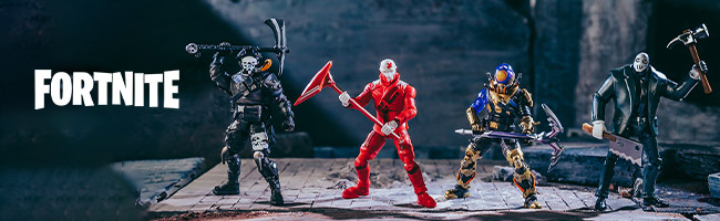 Figurines Fortnite Battle Royale - Pack Squad 4 avec armes et accessoires -  MOOSE TOYS
