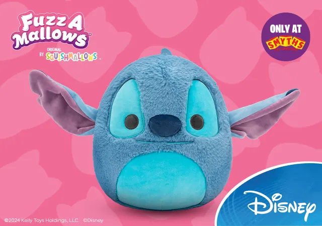 Original Squishmallows Fuzz-A-Mallows 30cm Disney Stitch