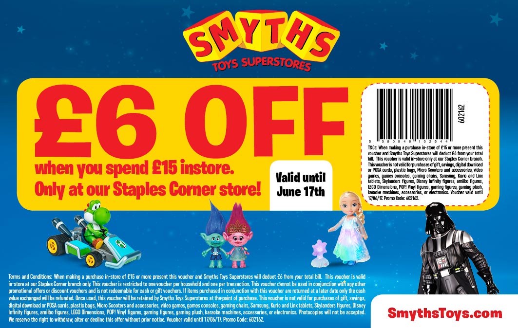 smyths high street vouchers