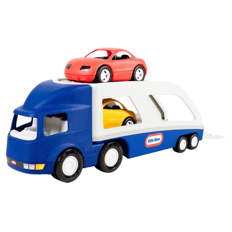 Little Tikes - Grand Camion Transporteur avec 2 Voitures