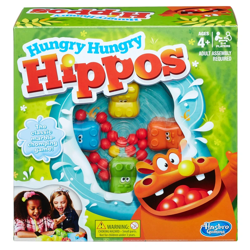 Hungry Hungry Hippos board game UK pack shot