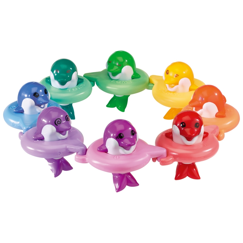 Tomy - Jouet de Bain Do Re Mi Dauphins
