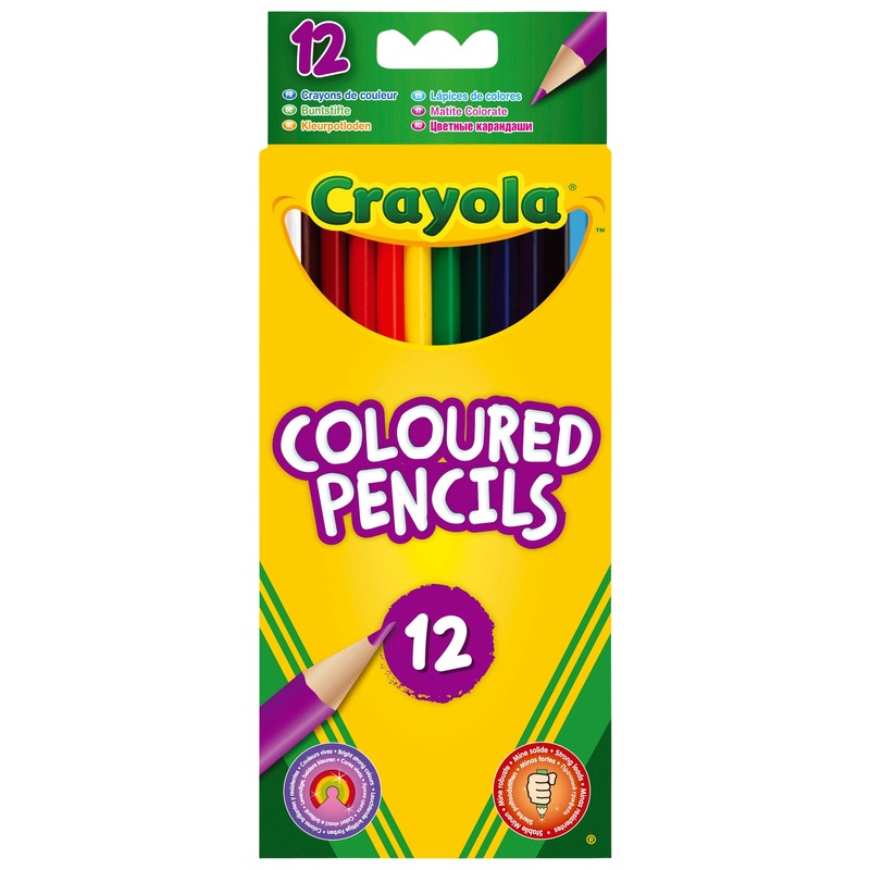 Crayola 12 Coloured Pencils Pack