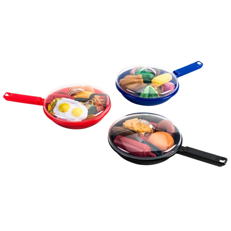 Speelgoed Koekenpanset 3-delig assorti