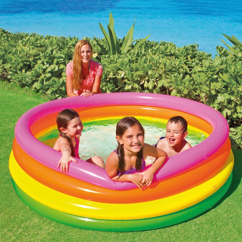 Intex Opblaasbaar Zwembad Sunset Glow Rond 168 cm