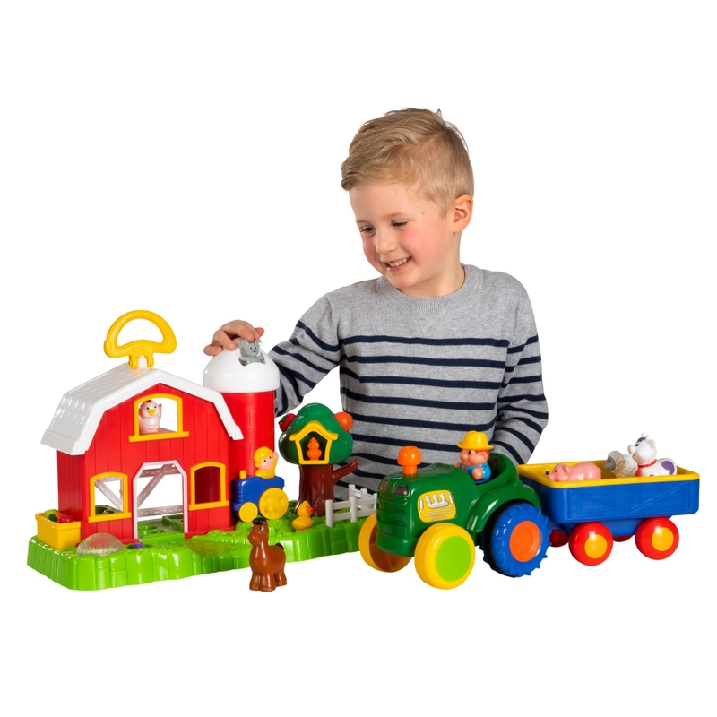 Big Steps Old MacDonald Farm and Tractor Playset Smyths Toys UK - Main Image