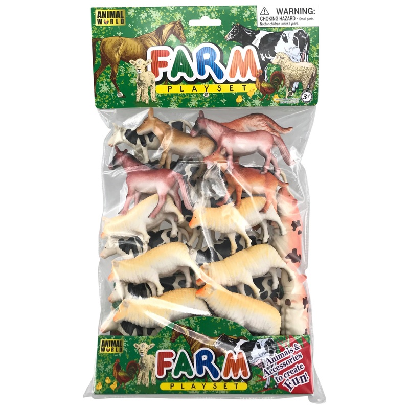 Lot 24 Figurines Animaux de la Ferme