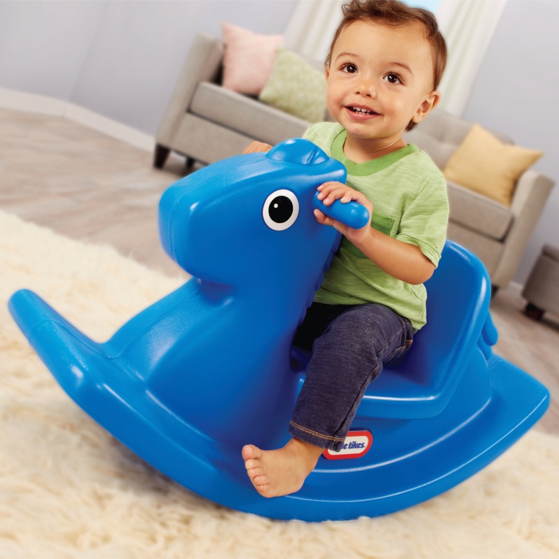 Little Tikes - Cheval à Bascule - Bleu