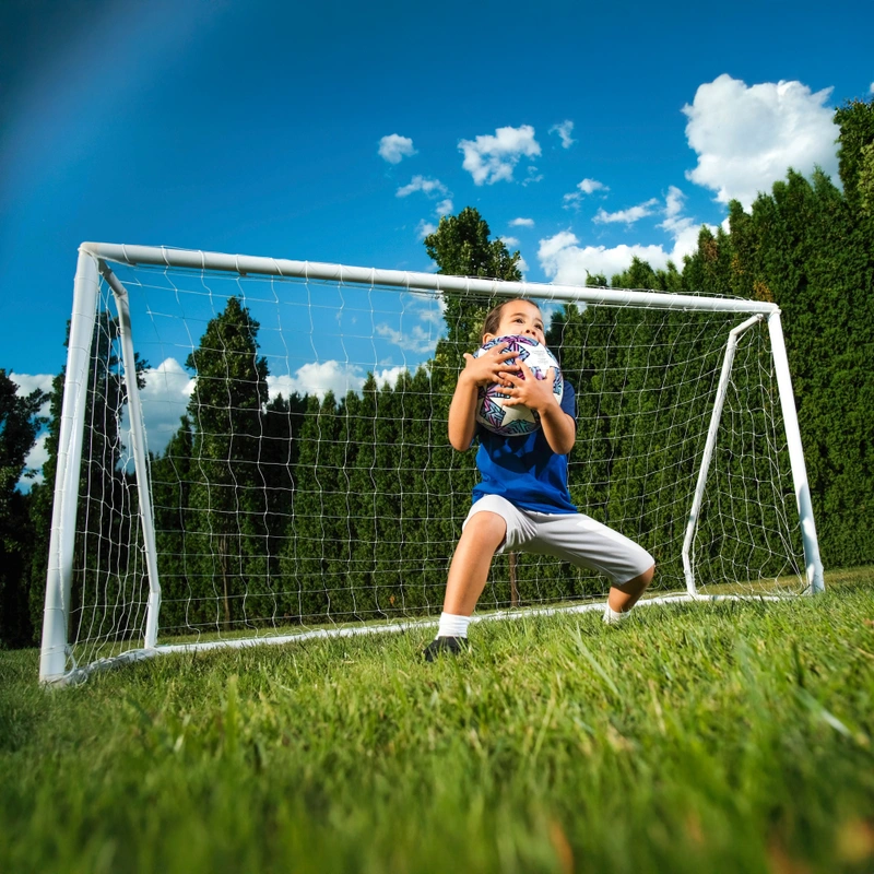 Durable netting on striker football goal