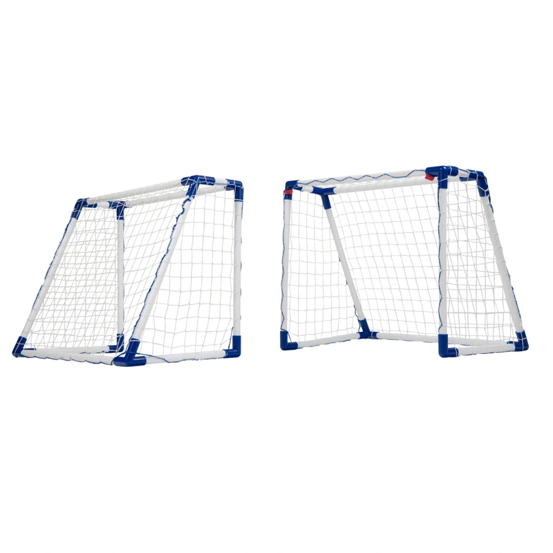 Two football goals set up for practice UK