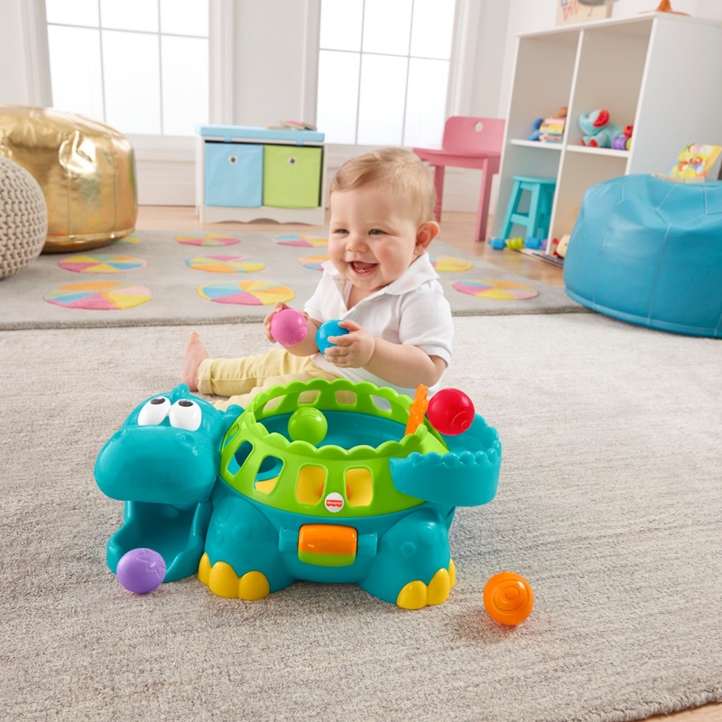 Fisher Price - Dino Musical Jeu de Balles Baby Go