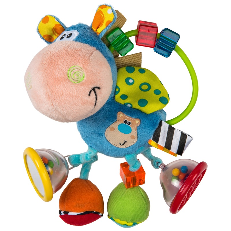 Playgro Kinderwagen Speelgoed Paard Clip Clop met Rammelaar