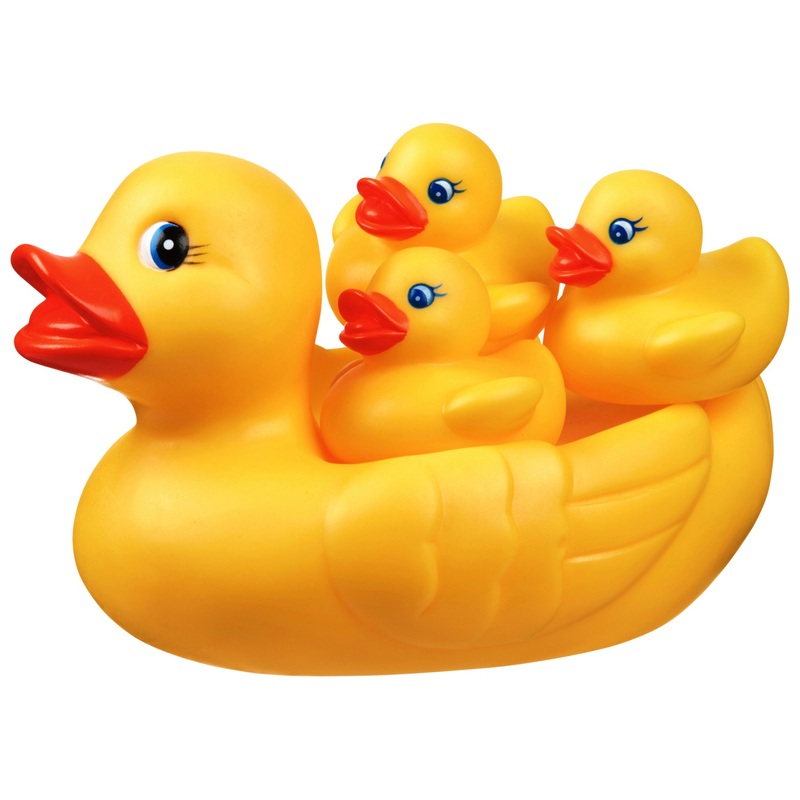 Playgro Badeendjes Duckie Family Badspeelgoed