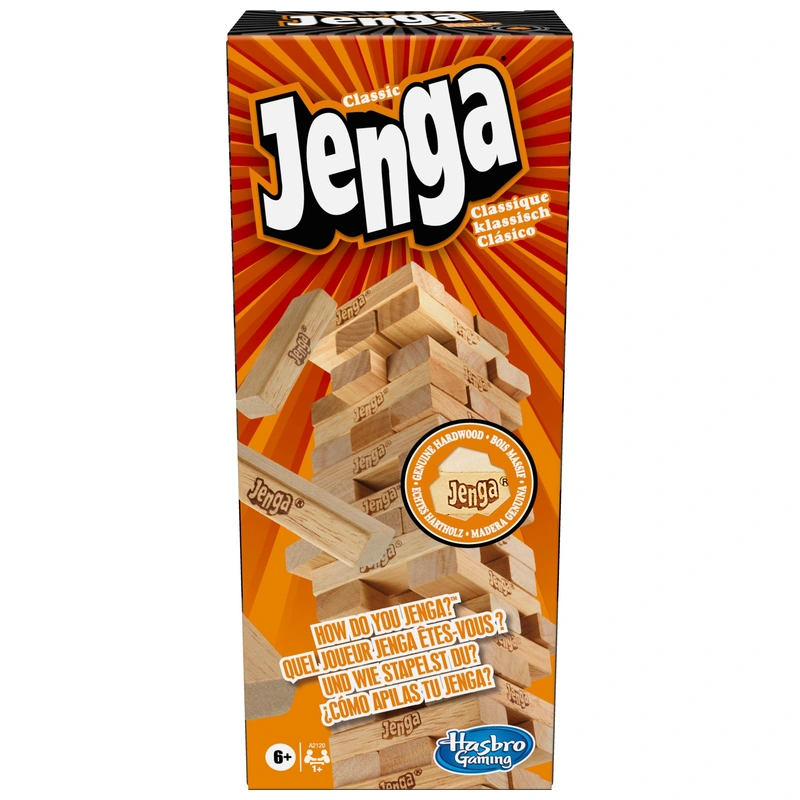 Jenga Classic Game UK wooden blocks