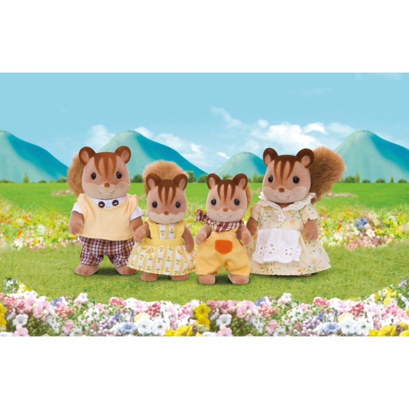 Sylvanian Families - La Famille Écureuil Roux