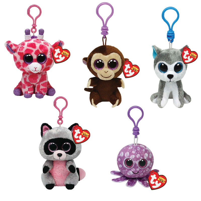 TY Beanie Boos Sluiterhanger 8,5 cm assorti