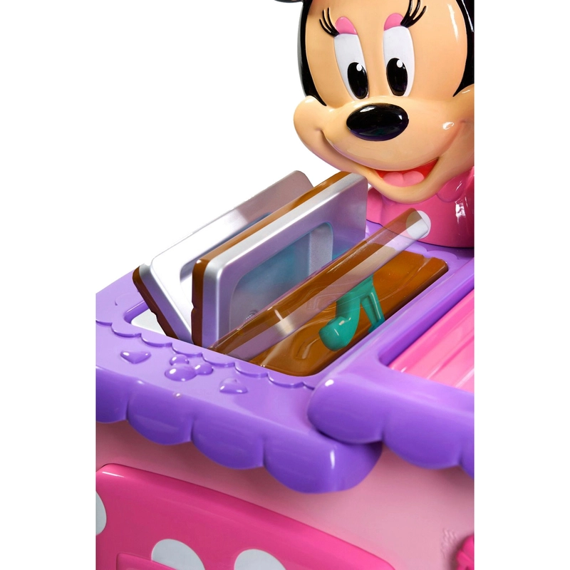 Front view of Disney Minnie Mouse play kitchen