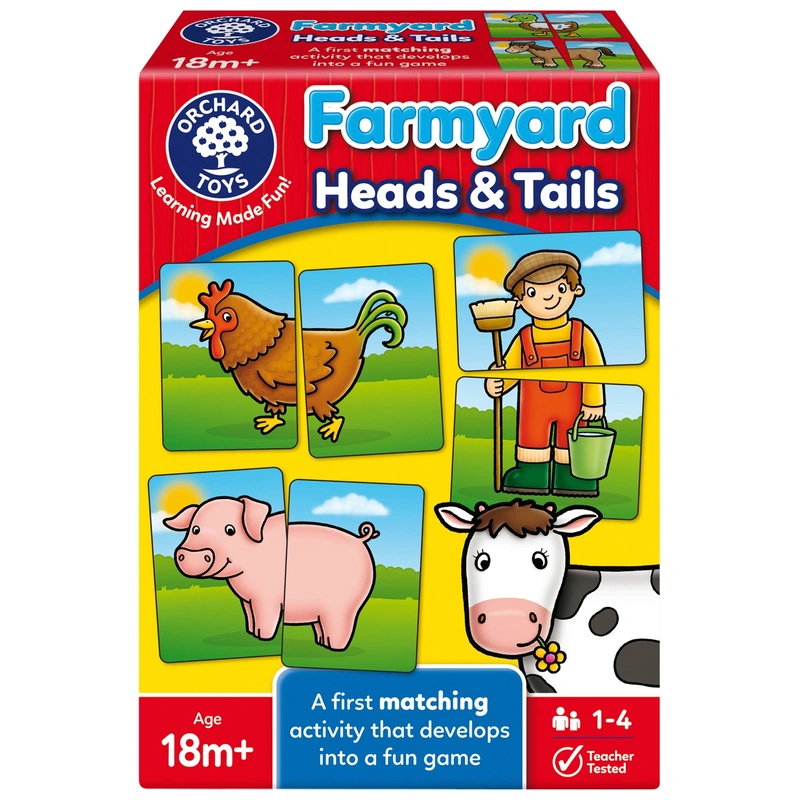 Orchard Toys Farmyard Heads & Tails packaging