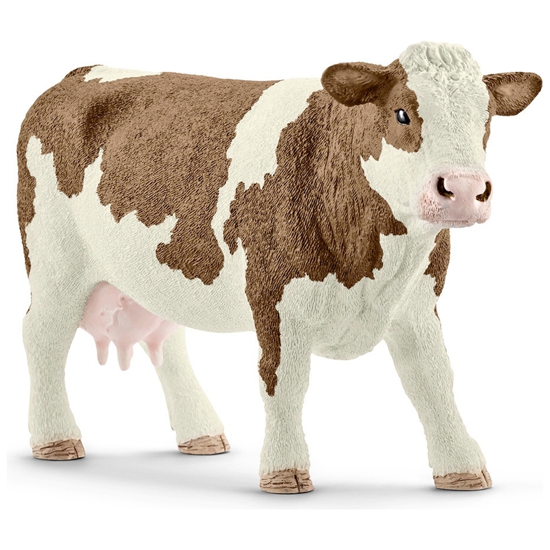 Schleich - Farm World 13801 Figurine Vache Simmental Française