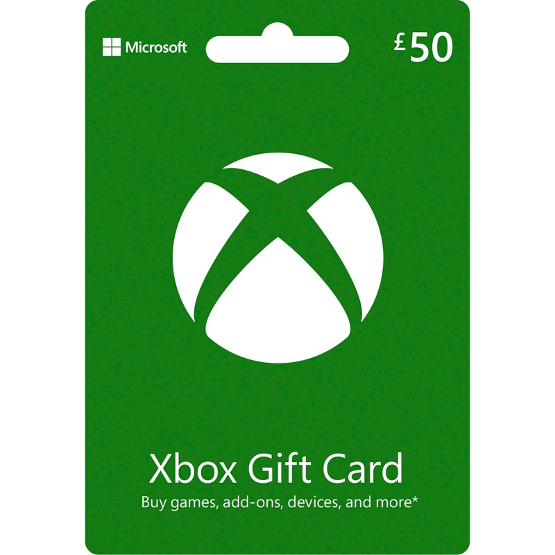 Xbox £50 Gift Card
