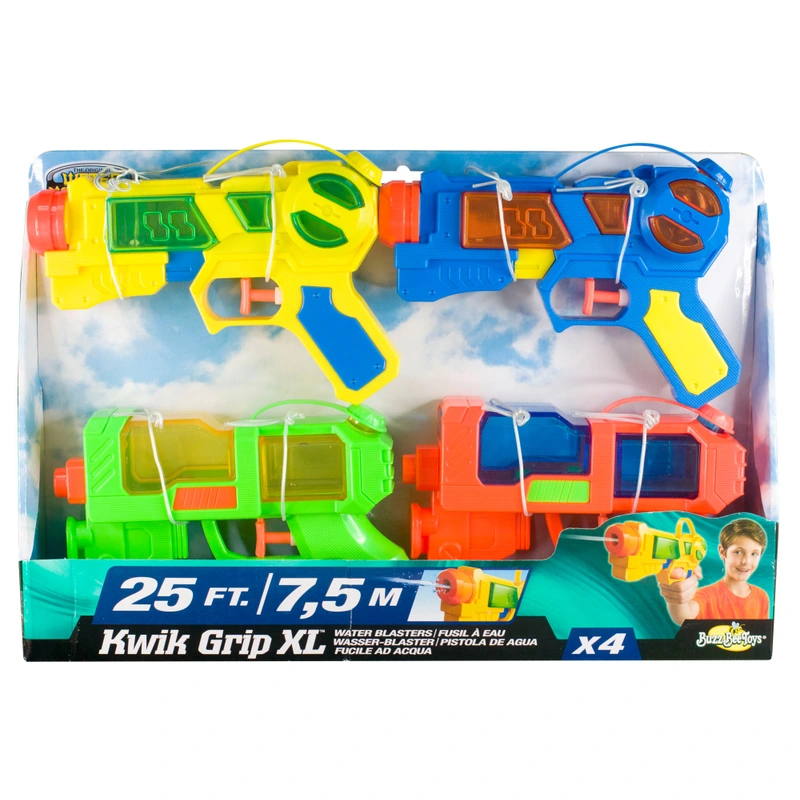 Child holding Kwik Grip XL water blaster