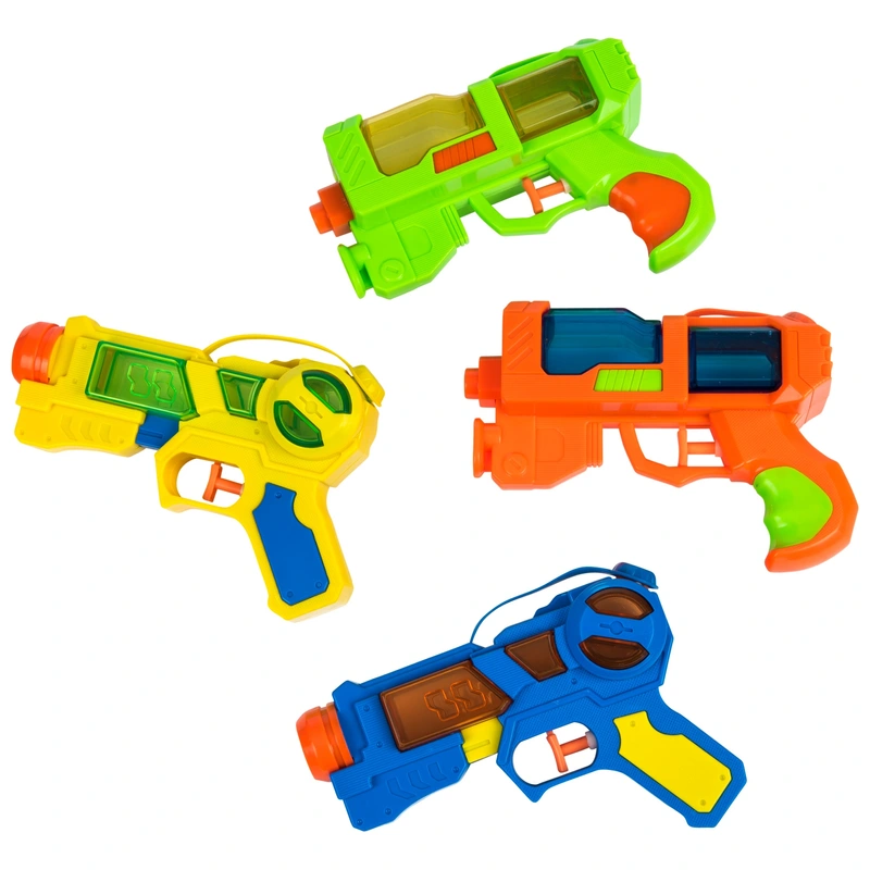 Set of 4 XL water blasters for outdoor play