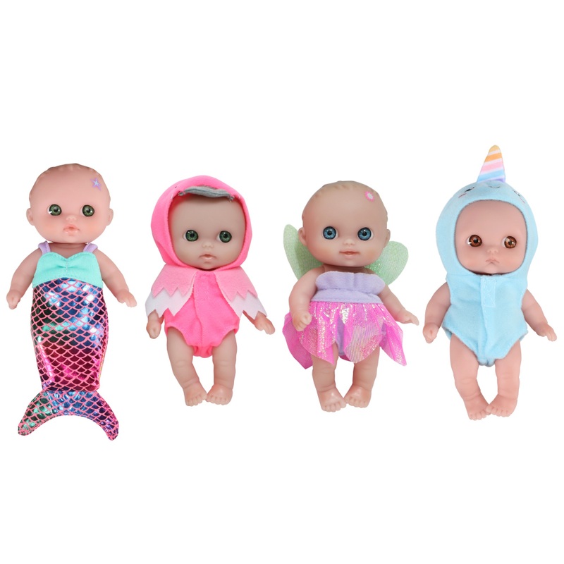 Lil' Cutesies - Poupon Pyjama Animal 13 cm - Modèle Aléatoire