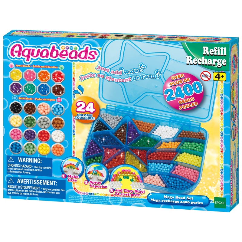 Aquabeads - La Méga Recharge 2400 Perles