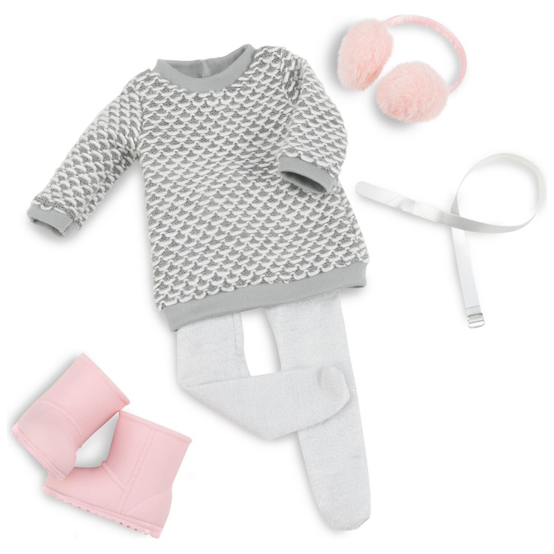 Our Generation poppenoutfit Winter Style sweatjurk 6-delig